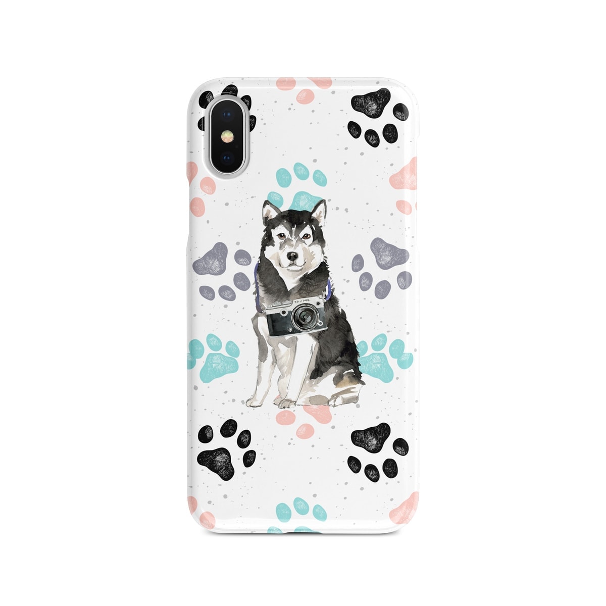 Malamute Muddy Paws phone case. 3 muddy styles for your Iphone 15 Pro Max, Iphone 14, 13, 12 to 6 & Samsung Galaxy S23 Ultra, S22, S21 to S6. 4 Malamute Muddy Paws phone case. 3 muddy styles for your Iphone 15 Pro Max, Iphone 14, 13, 12 to 6 & Samsung Galaxy S23 Ultra, S22, S21 to S6. - Image 2