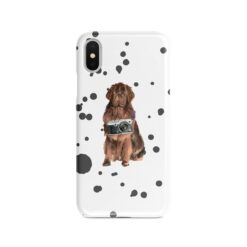 adventure dogs case muddy newfoundland splash front view
