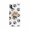 adventure dogs case muddy pomeranian bw paws front view
