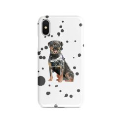 adventure dogs case muddy rottweiler splash front view