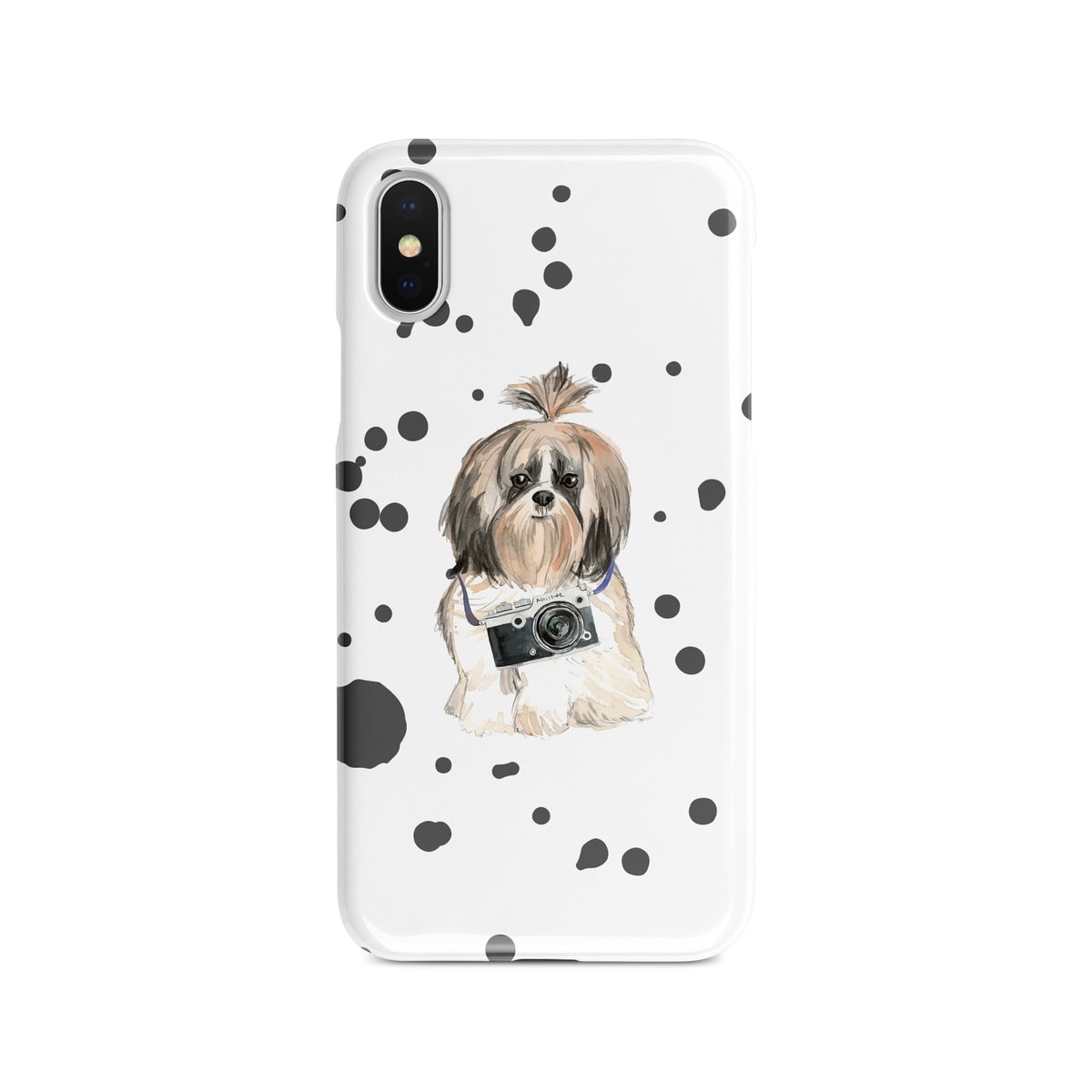 Shih tzu Long hair Muddy Paws phone case. 3 muddy styles for your Iphone 15 Pro Max, Iphone 14, 13, 12 to 6 & Samsung Galaxy S23 Ultra, S22, S21 to S6. 5 Shih tzu Long hair Muddy Paws phone case. 3 muddy styles for your Iphone 15 Pro Max, Iphone 14, 13, 12 to 6 & Samsung Galaxy S23 Ultra, S22, S21 to S6. - Image 3
