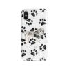 Shih tzu Short hair Muddy Paws phone case. 3 muddy styles for your Iphone 15 Pro Max, Iphone 14, 13, 12 to 6 & Samsung Galaxy S23 Ultra, S22, S21 to S6. 2 adventure dogs case muddy shih tzu short hair bw paws front view