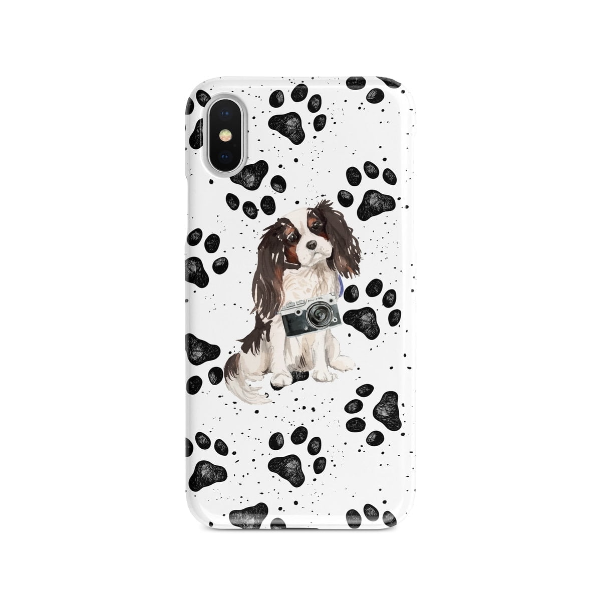Tri colour King Charles Spaniel Muddy Paws phone case. 3 muddy styles for your Iphone 15 Pro Max, Iphone 14, 13, 12 to 6 & Samsung Galaxy S23 Ultra, S22, S21 to S6. 3 Tri colour King Charles Spaniel Muddy Paws phone case. 3 muddy styles for your Iphone 15 Pro Max, Iphone 14, 13, 12 to 6 & Samsung Galaxy S23 Ultra, S22, S21 to S6.