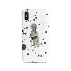 adventure dogs case muddy weimaraner splash front view