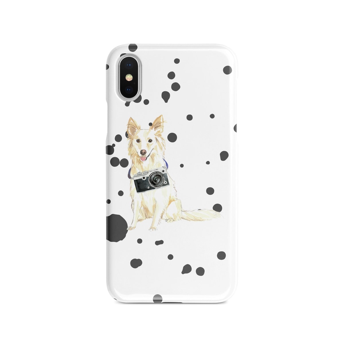 White Collie Muddy Paws phone case. 3 muddy styles for your Iphone 15 Pro Max, Iphone 14, 13, 12 to 6 & Samsung Galaxy S23 Ultra, S22, S21 to S6. 5 White Collie Muddy Paws phone case. 3 muddy styles for your Iphone 15 Pro Max, Iphone 14, 13, 12 to 6 & Samsung Galaxy S23 Ultra, S22, S21 to S6. - Image 3