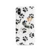 Wire Haired Fox Terrier Muddy Paws phone case. 3 muddy styles for your Iphone 15 Pro Max, Iphone 14, 13, 12 to 6 & Samsung Galaxy S23 Ultra, S22, S21 to S6. 1 adventure dogs case muddy wire haired fox terrier bw paws front view