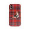 Basset Hound Tartan phone case. 11 Tartan styles for your Iphone 15 Pro Max, Iphone 14, 13, 12 to 6 & Samsung Galaxy S23 Ultra, S22, S21 to S6 1 adventure dogs tartan case basset hound royal stewart front view