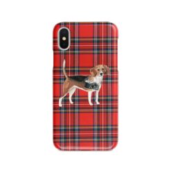 Beagle Tartan phone case. 11 Tartan styles for your Iphone 15 Pro Max, Iphone 14, 13, 12 to 6 & Samsung Galaxy S23 Ultra, S22, S21 to S6
