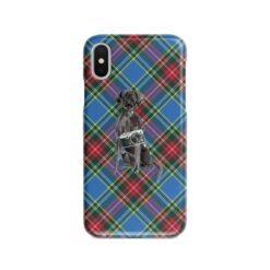 adventure dogs tartan case black lab macbeth front view