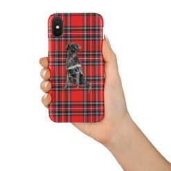 adventure dogs tartan case black lab royal stewart in hand