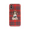 adventure dogs tartan case brown cocker spaniel royal stewart front view