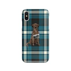 adventure dogs tartan case brown labrador retriever modern front view