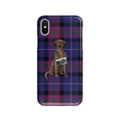 adventure dogs tartan case brown labrador retriever pride of scotland front view