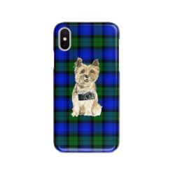 adventure dogs tartan case cairn terrier black watch front view