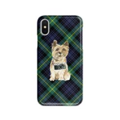 adventure dogs tartan case cairn terrier gordon front view
