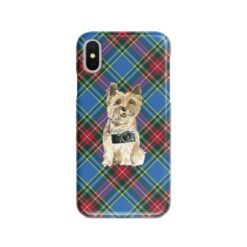 adventure dogs tartan case cairn terrier macbeth front view