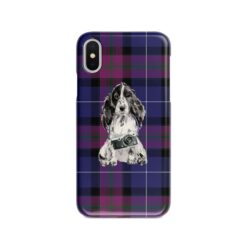 adventure dogs tartan case cocker spaniel pride of scotland front view