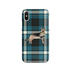 adventure dogs tartan case german shepherd modern front view