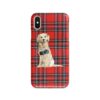 adventure dogs tartan case golden retriever royal stewart front view
