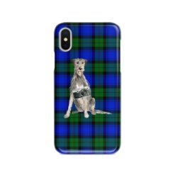 adventure dogs tartan case irish wolf hound black watch front view