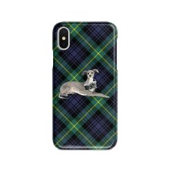 adventure dogs tartan case italian greyhound gordon front view