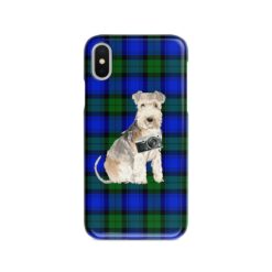adventure dogs tartan case lakeland terrier black watch front view
