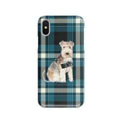adventure dogs tartan case lakeland terrier modern front view