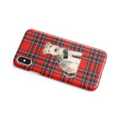 adventure dogs tartan case lakeland terrier royal stewart side