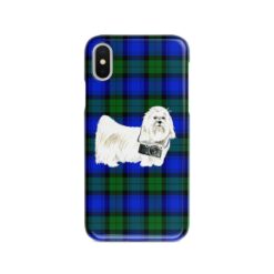adventure dogs tartan case maltese black watch front view