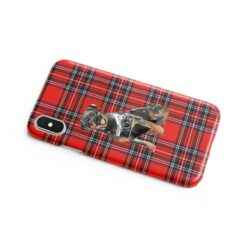 Rottweiler Tartan phone case. 11 Tartan styles for your Iphone 15 Pro Max, Iphone 14, 13, 12 to 6 & Samsung Galaxy S23 Ultra, S22, S21 to S6 15 adventure dogs tartan case rottweiler royal stewart side