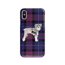 adventure dogs tartan case schnauzer pride of scotland front view
