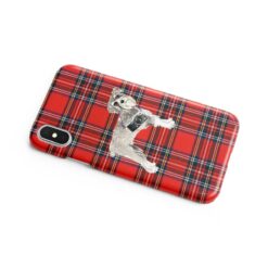 adventure dogs tartan case schnauzer royal stewart side