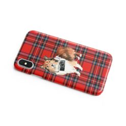 adventure dogs tartan case shetland sheepdog royal stewart side