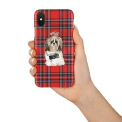 adventure dogs tartan case shih tzu long hair royal stewart in hand