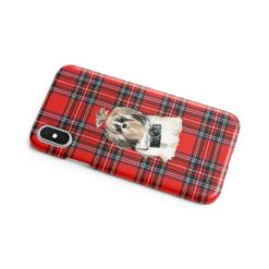 adventure dogs tartan case shih tzu long hair royal stewart side