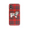 Shih tzu Short hair Tartan phone case. 11 Tartan styles for your Iphone 15 Pro Max, Iphone 14, 13, 12 to 6 & Samsung Galaxy S23 Ultra, S22, S21 to S6 1 adventure dogs tartan case shih tzu short hair royal stewart front view