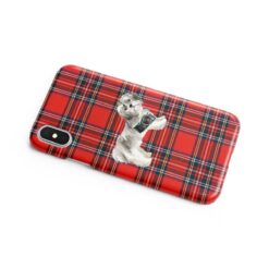 Shih tzu Short hair Tartan phone case. 11 Tartan styles for your Iphone 15 Pro Max, Iphone 14, 13, 12 to 6 & Samsung Galaxy S23 Ultra, S22, S21 to S6 16 adventure dogs tartan case shih tzu short hair royal stewart side