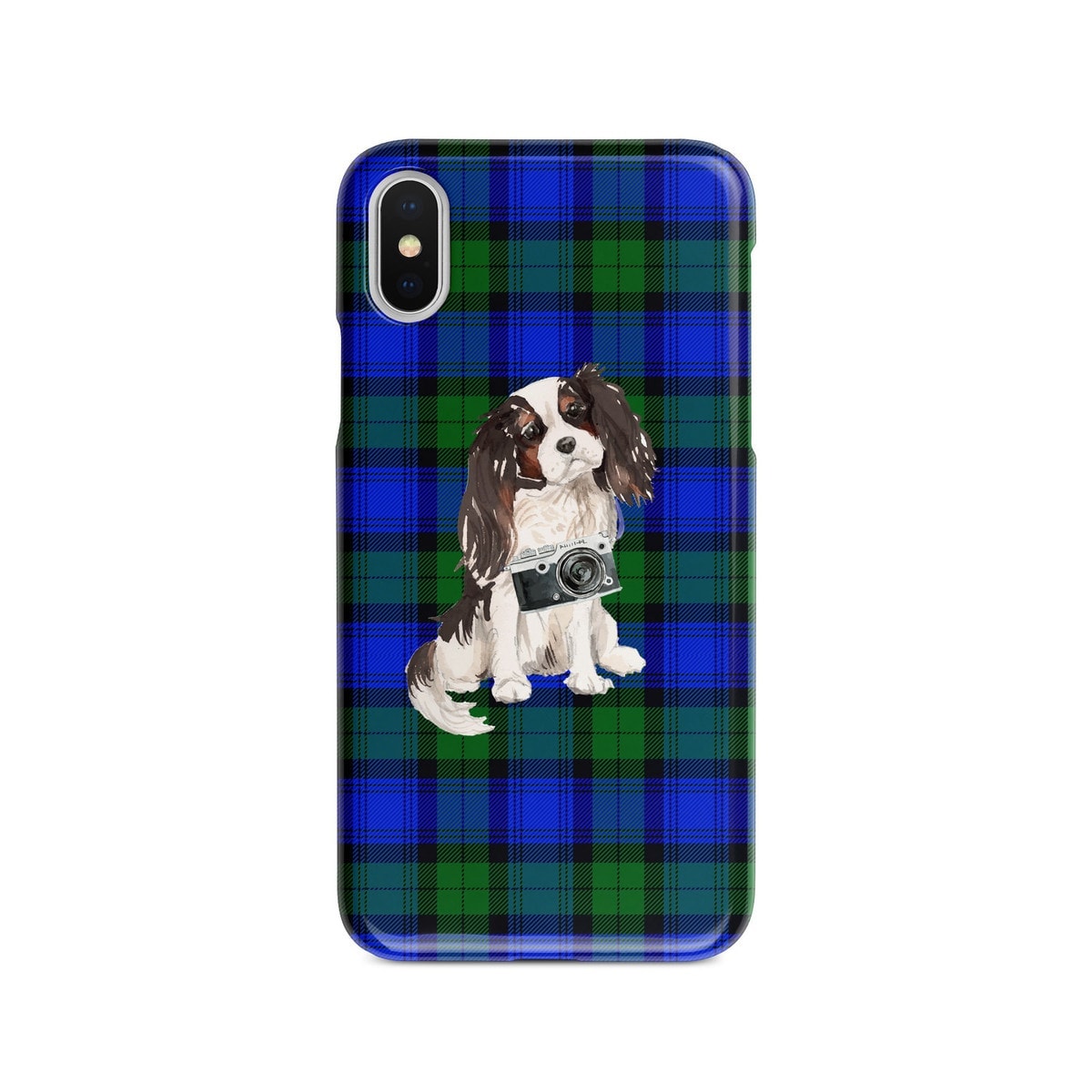 Tri colour King Charles Spaniel Tartan phone case. 11 Tartan styles for your Iphone 15 Pro Max, Iphone 14, 13, 12 to 6 & Samsung Galaxy S23 Ultra, S22, S21 to S6 5 Tri colour King Charles Spaniel Tartan phone case. 11 Tartan styles for your Iphone 15 Pro Max, Iphone 14, 13, 12 to 6 & Samsung Galaxy S23 Ultra, S22, S21 to S6 - Image 4