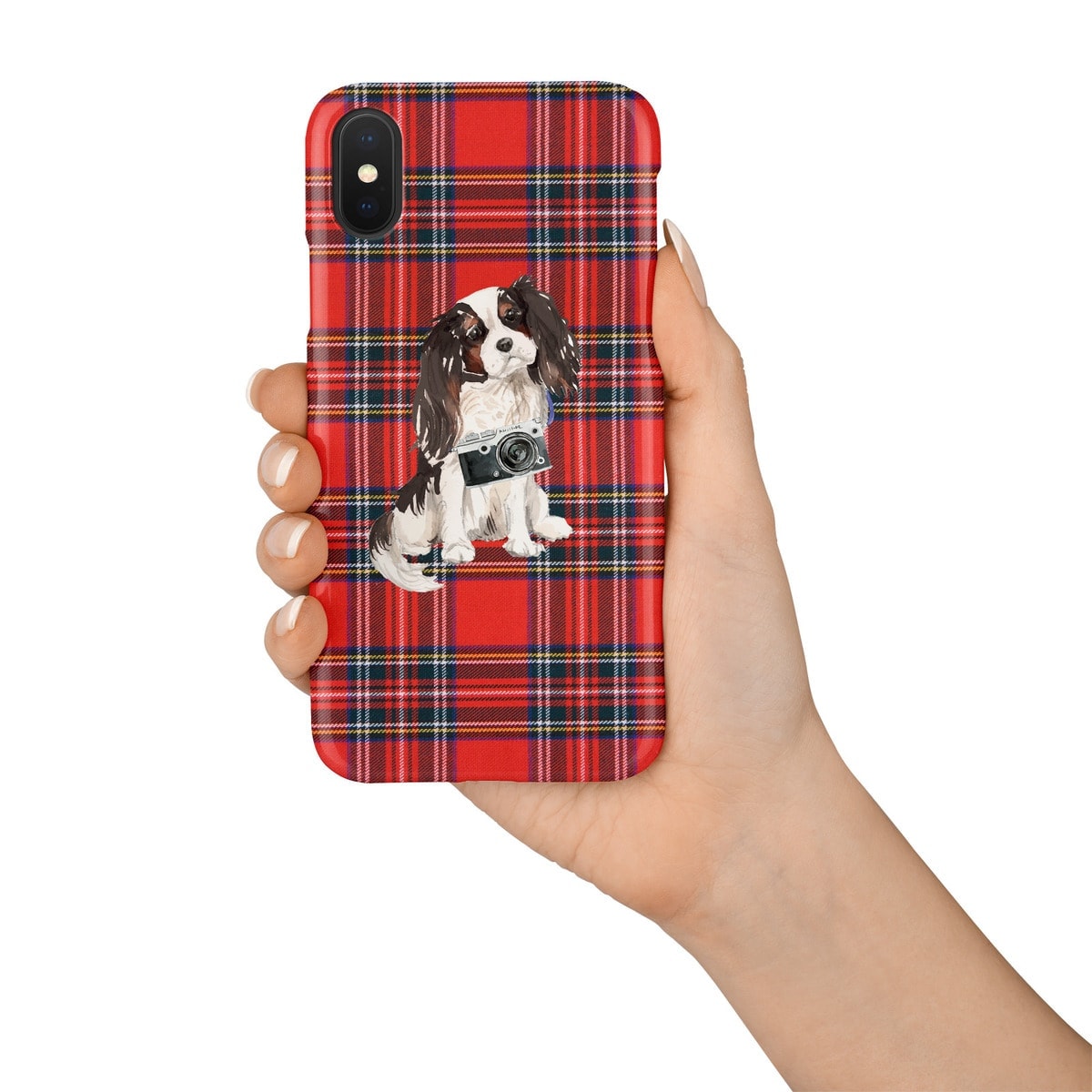 Tri colour King Charles Spaniel Tartan phone case. 11 Tartan styles for your Iphone 15 Pro Max, Iphone 14, 13, 12 to 6 & Samsung Galaxy S23 Ultra, S22, S21 to S6 4 Tri colour King Charles Spaniel Tartan phone case. 11 Tartan styles for your Iphone 15 Pro Max, Iphone 14, 13, 12 to 6 & Samsung Galaxy S23 Ultra, S22, S21 to S6 - Image 3