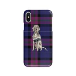 adventure dogs tartan case weimaraner pride of scotland front view