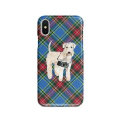 adventure dogs tartan case wheaten terrier macbeth front view