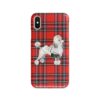 adventure dogs tartan case white poodle royal stewart front view