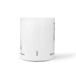 adventure is out there dog mug american staffordshire terrier front view white