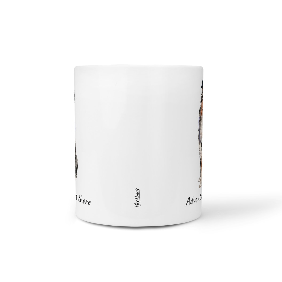 Adventure is out there Australian Shepherd dog mug (Illustrated collection) 8 Adventure is out there Australian Shepherd dog mug (Illustrated collection) - Image 6
