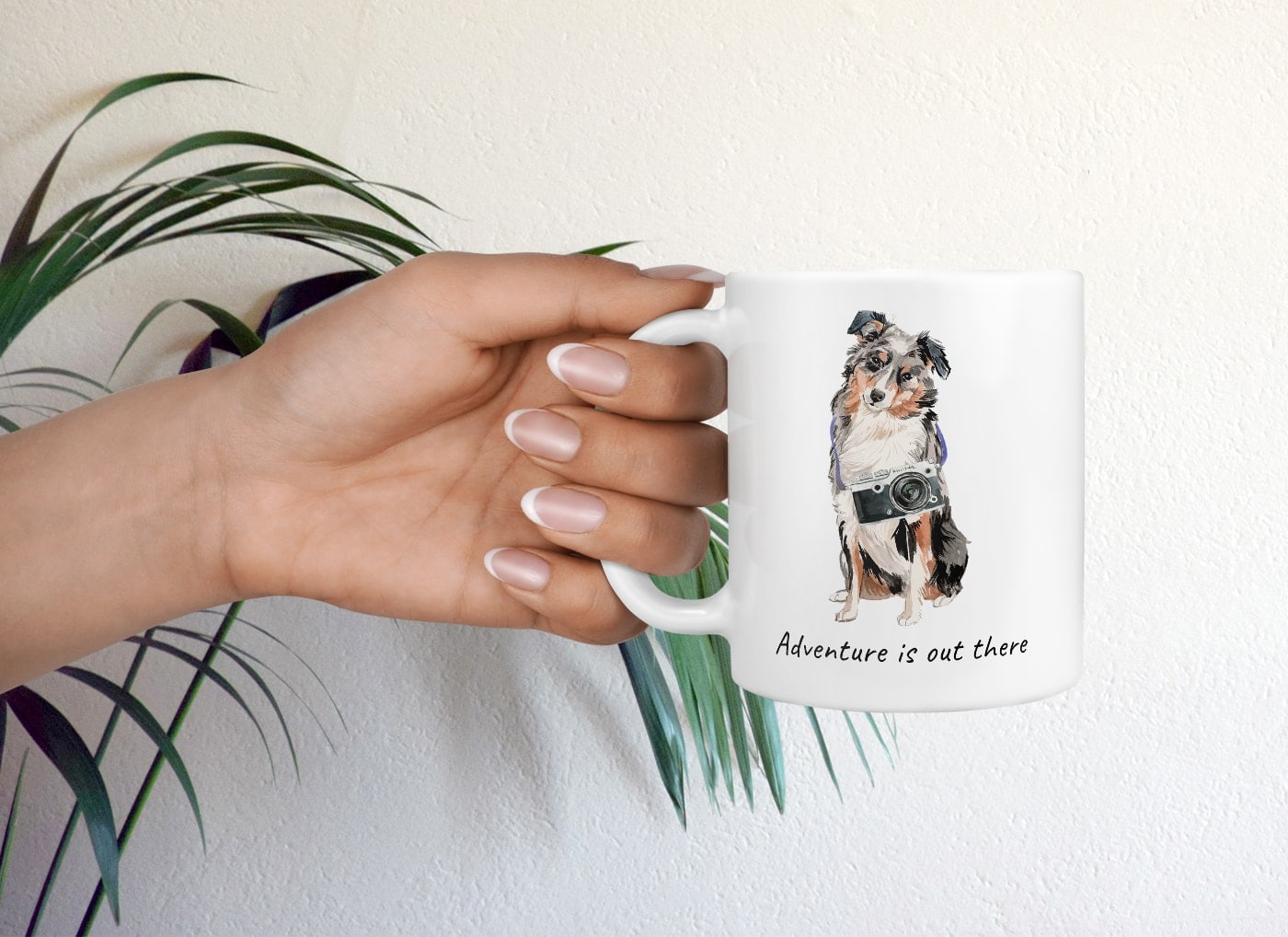 Adventure is out there Australian Shepherd dog mug (Illustrated collection) 9 Adventure is out there Australian Shepherd dog mug (Illustrated collection) - Image 7