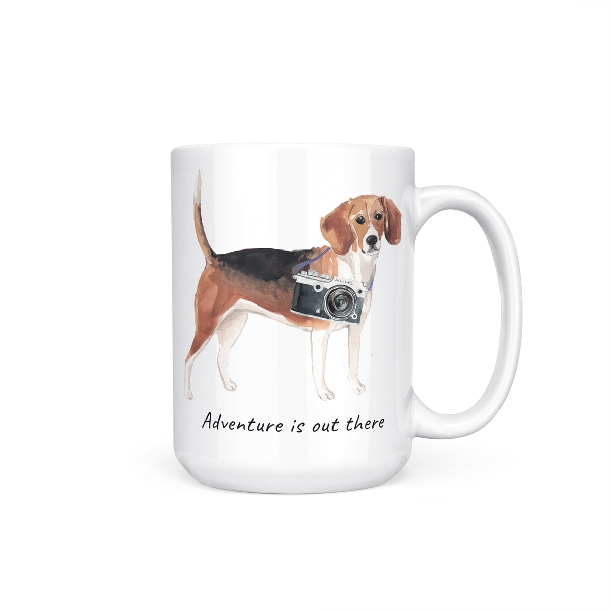 Adventure is out there Beagle dog mug (Illustrated collection) 7 Adventure is out there Beagle dog mug (Illustrated collection) - Image 5