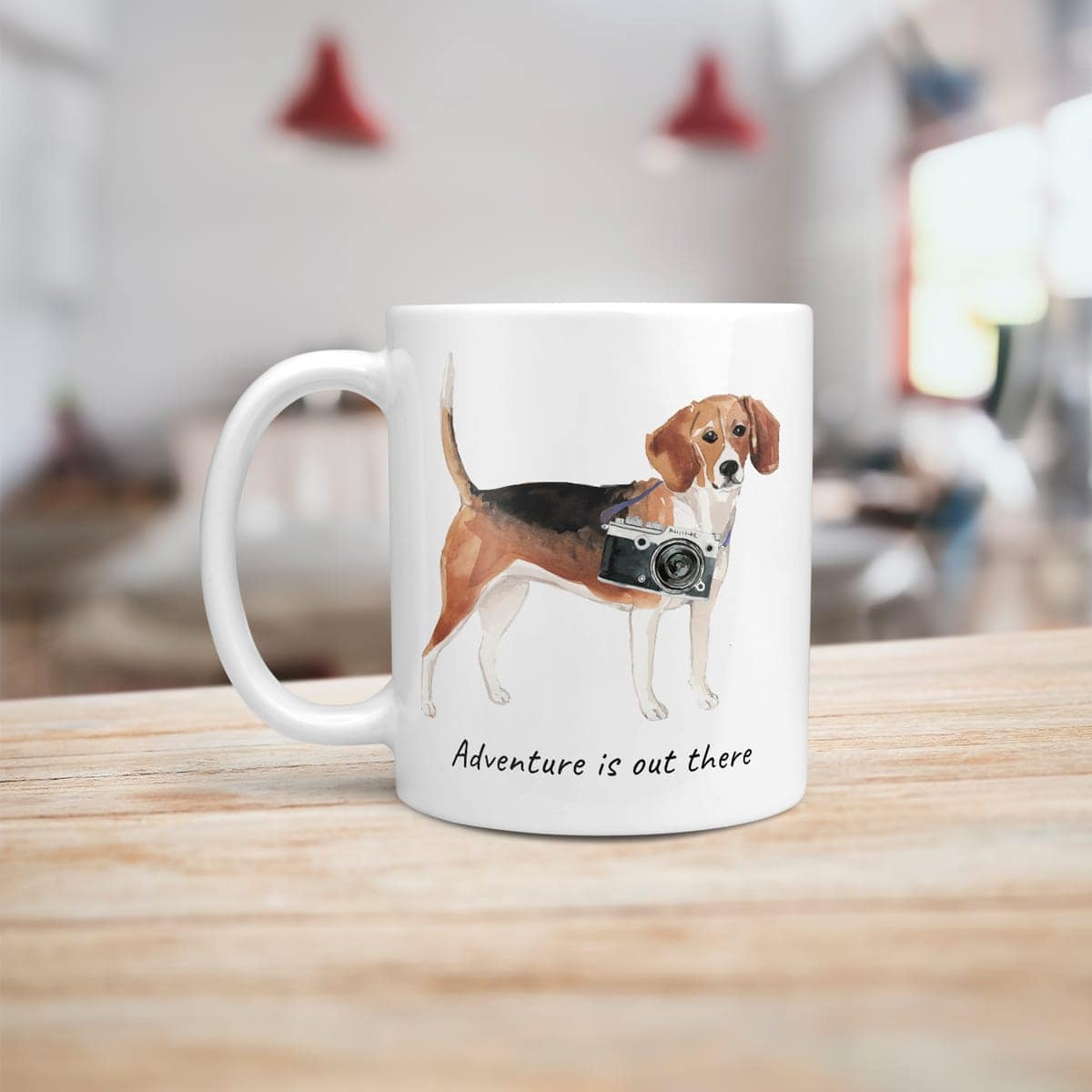 Adventure is out there Beagle dog mug (Illustrated collection) 6 Adventure is out there Beagle dog mug (Illustrated collection) - Image 4
