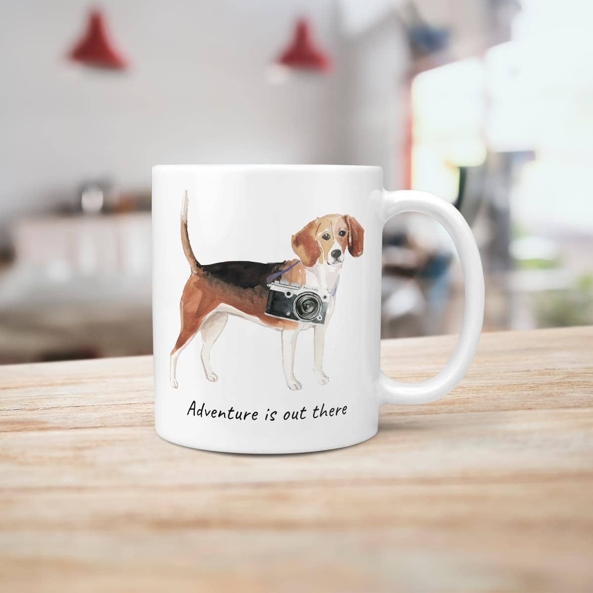Adventure is out there Beagle dog mug (Illustrated collection) 10 Adventure is out there Beagle dog mug (Illustrated collection) - Image 8