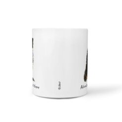 Adventure is out there Bernese Mountain Dog dog mug (Illustrated collection) 16 adventure is out there dog mug bernese mountain dog front view white
