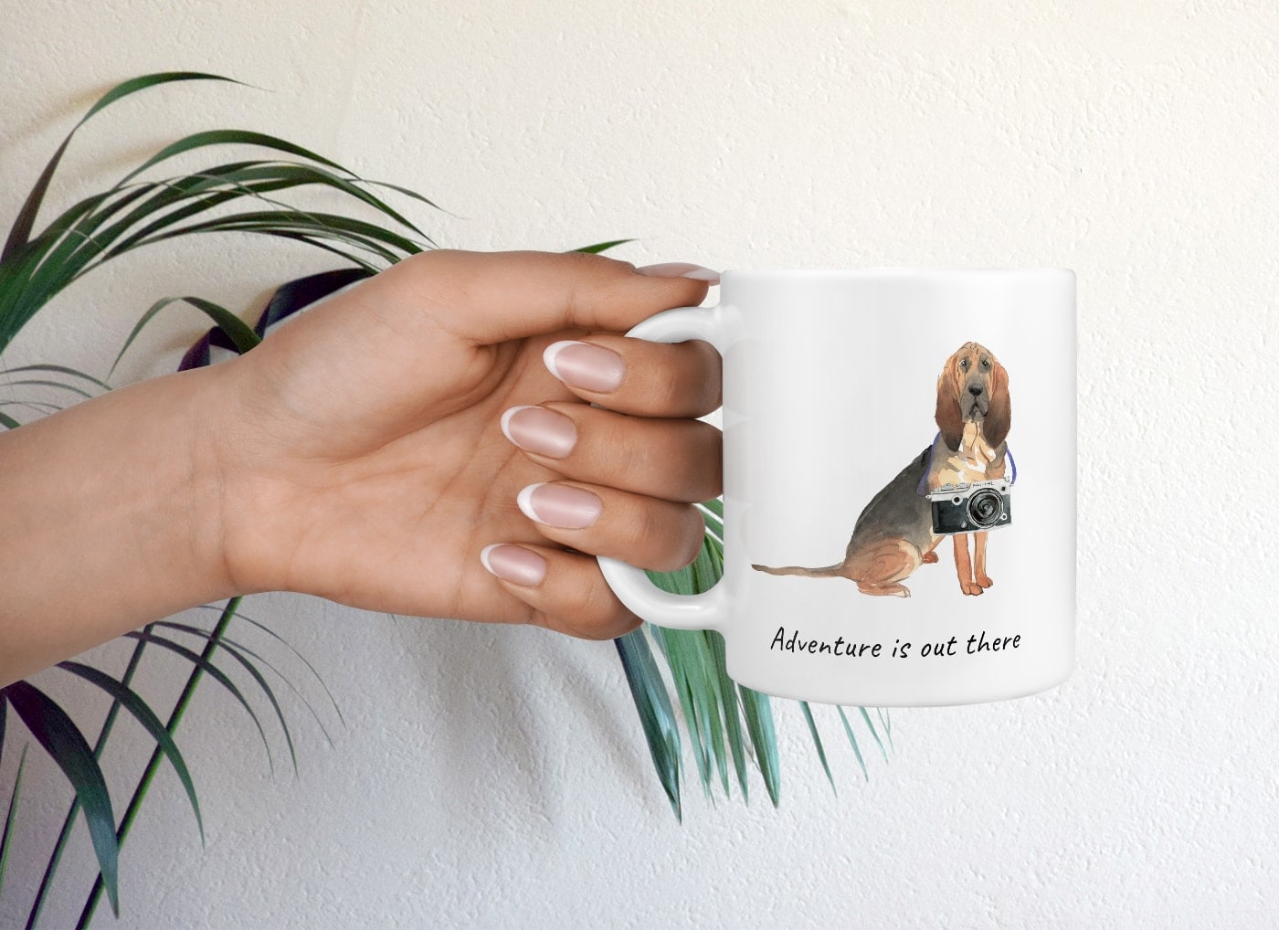 Adventure is out there BloodHound dog mug (Illustrated collection) 9 Adventure is out there BloodHound dog mug (Illustrated collection) - Image 7